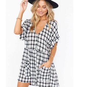 Show Me Your Mumu Odessa Dress in Everyday Plaid